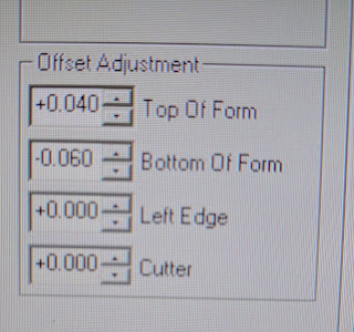 L801 Offset Adjustment