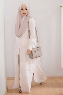 Dress muslim modern untuk remaja trendy