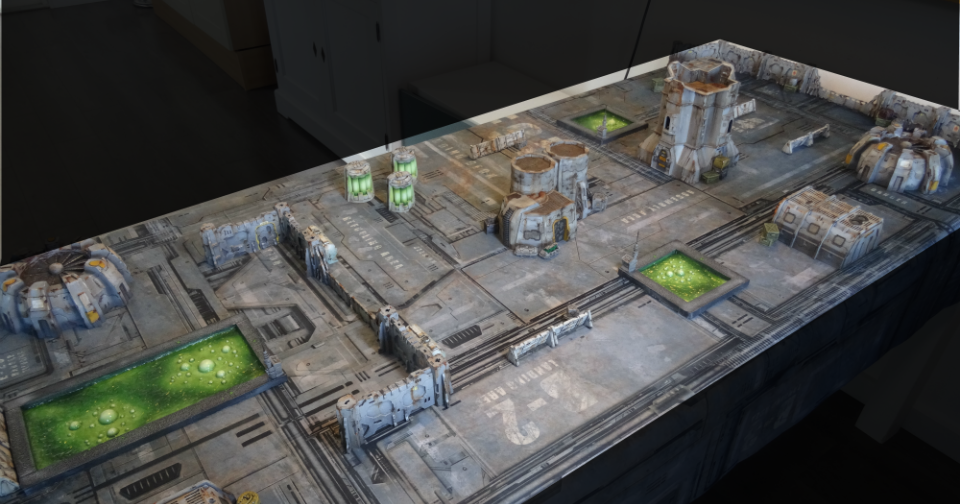 The Legion Outpost My Legion Terrain (table 1)