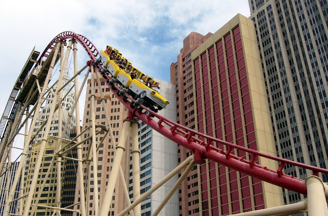 Como é a montanha russa The Roller Coaster Como é a montanha russa The Roller Coaster