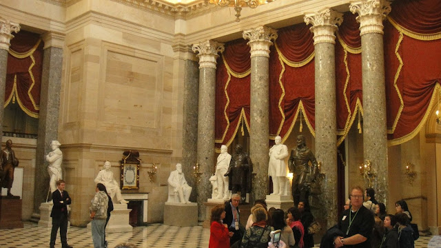 Washington DC - Capitólio - Sala das 40 Estátuas