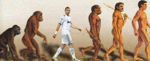 Pepe - Real Madrid - recibe fotomontaje de un chimpace