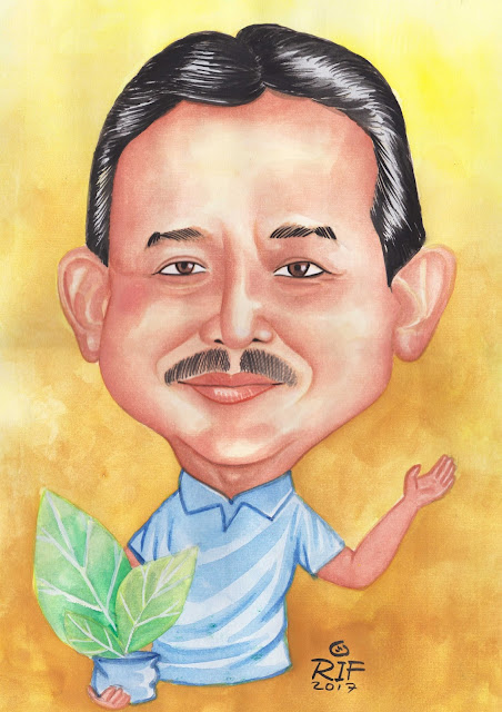 Caricature: Prof Sony Heru Priyanto_Abdul Arif