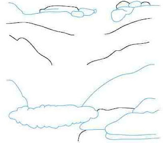 Langkah 3. Cara Mudah sketsa/Menggambar Sungai untuk Anak