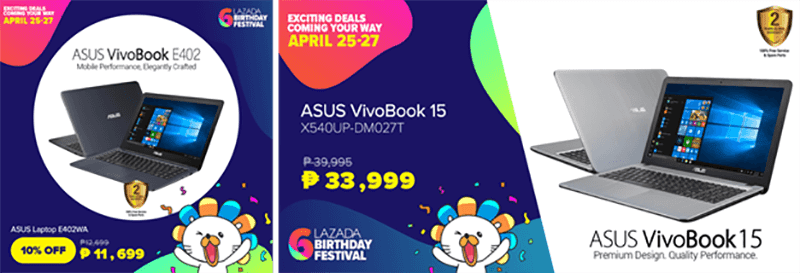 ASUS Store Lazada Sale Lineup ASUS Store Lazada Sale Lineup