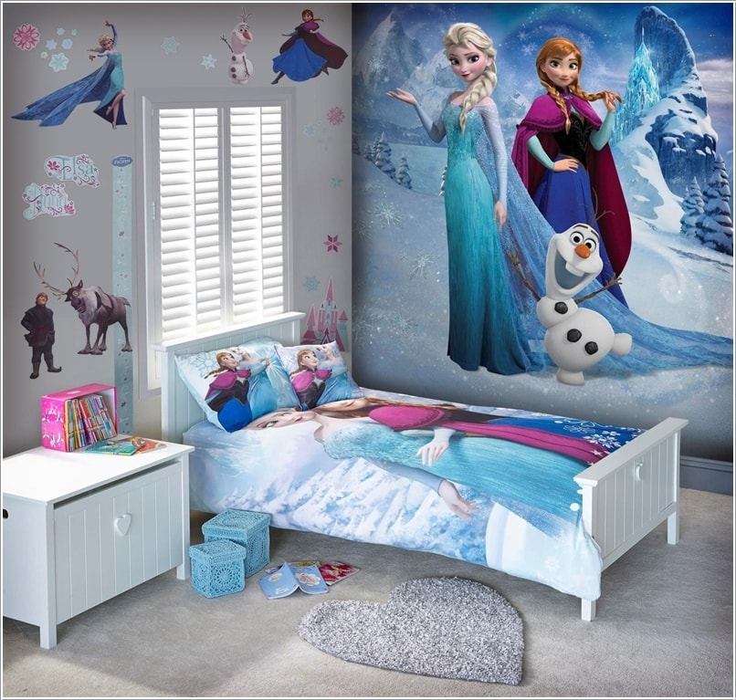 Bilik Tidur Frozen Desainrumahid 30 Contoh Dekorasi R Tidur Anak Perempuan Bertema Frozen Bilik Desainrumahid