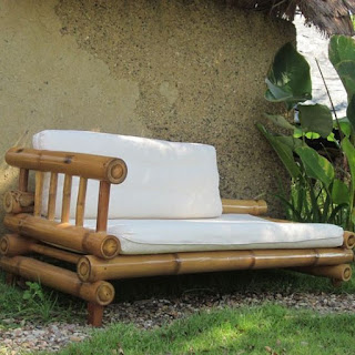 kursi sofa dari bambu
