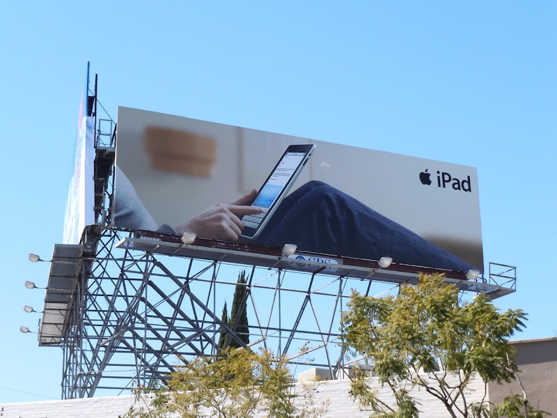 Apple iPad billboard