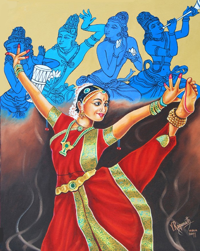 Ragunath Venkatraman Индийский художник.