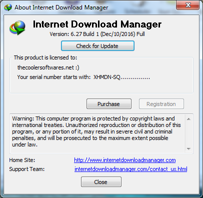 Internet Download Manager IDM 6.27 Build 3 Crack โปรแกรมช่วยดาวน์โหลด