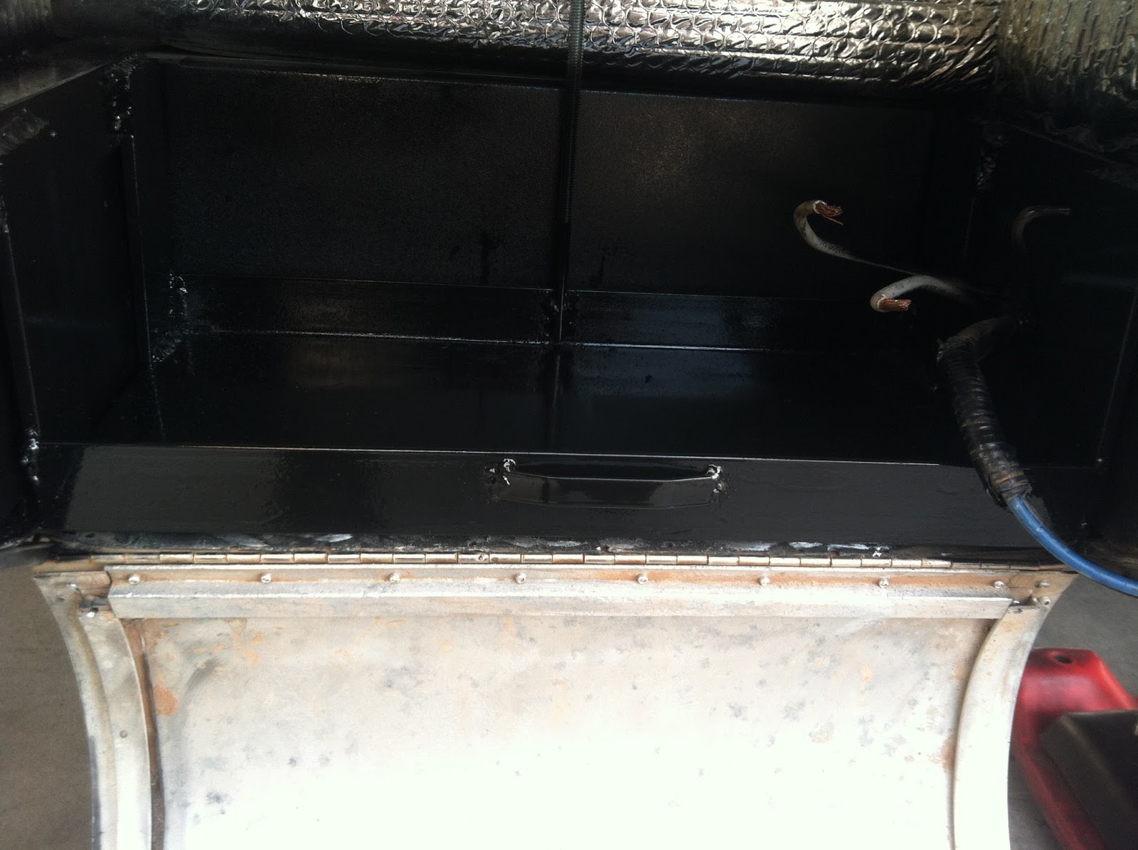 Airstream Renovation Awning and Battery storage reinforcement