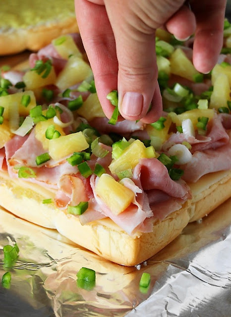 How to Make Hawaiian Ham & Cheese Party Sandwiches image