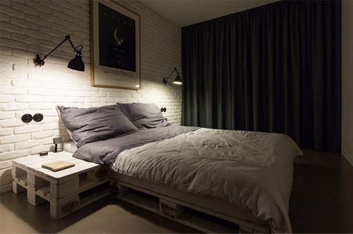 Stile industriale e pallet a praga arredamento facile Camera da letto industriale
