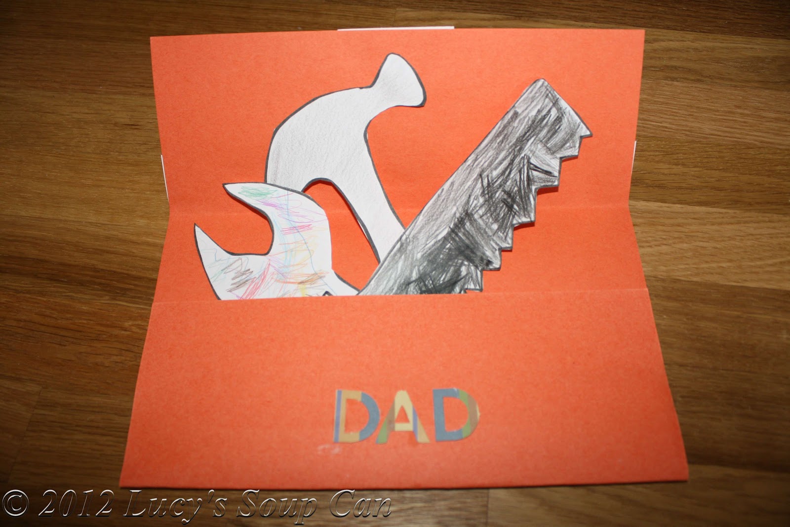 Lucy's Soup Can: Dad Birthday Card