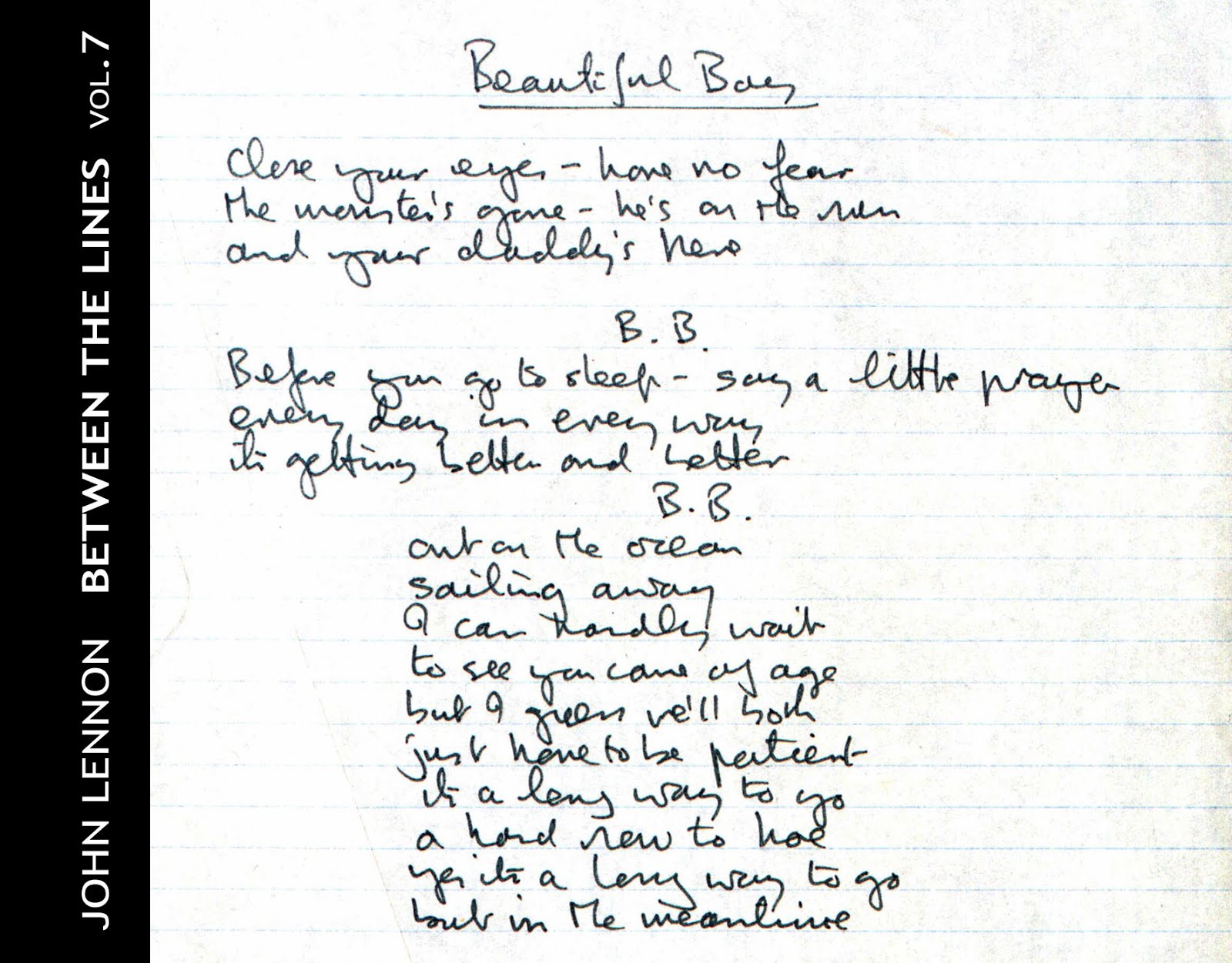 Rock Vault Audio John Lennon Between The Lines Vol 7