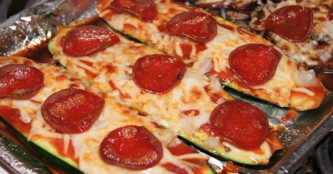Zucchini Pepperoni Pizza 2 Smartpoints | w w recipes