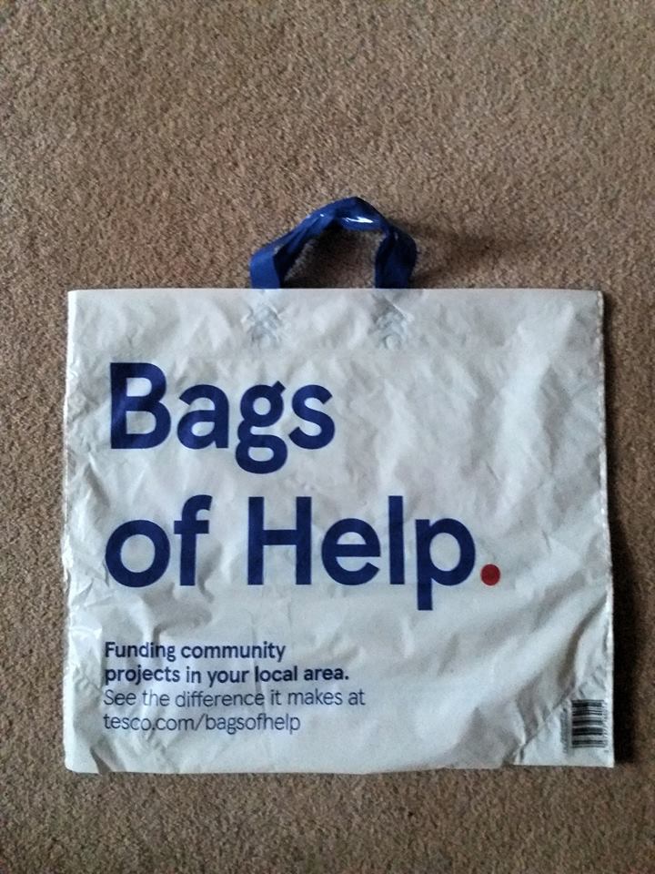 Martin Brookes Oakham Rutland Take an Old Bag To Tesco No more 5p Bags