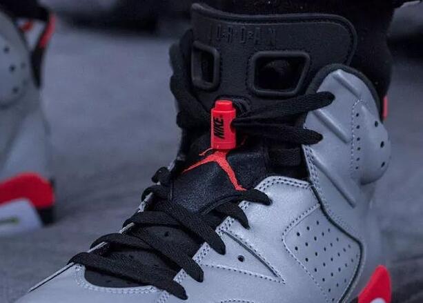 reflective silver jordan 6