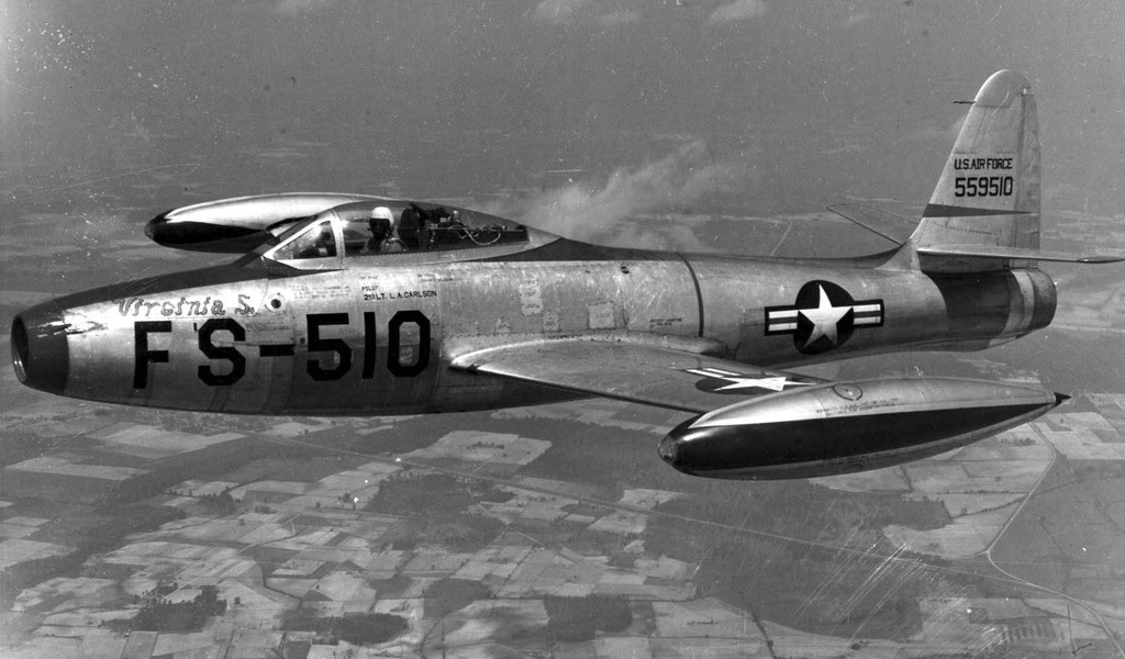 F-84G Thunderjet.