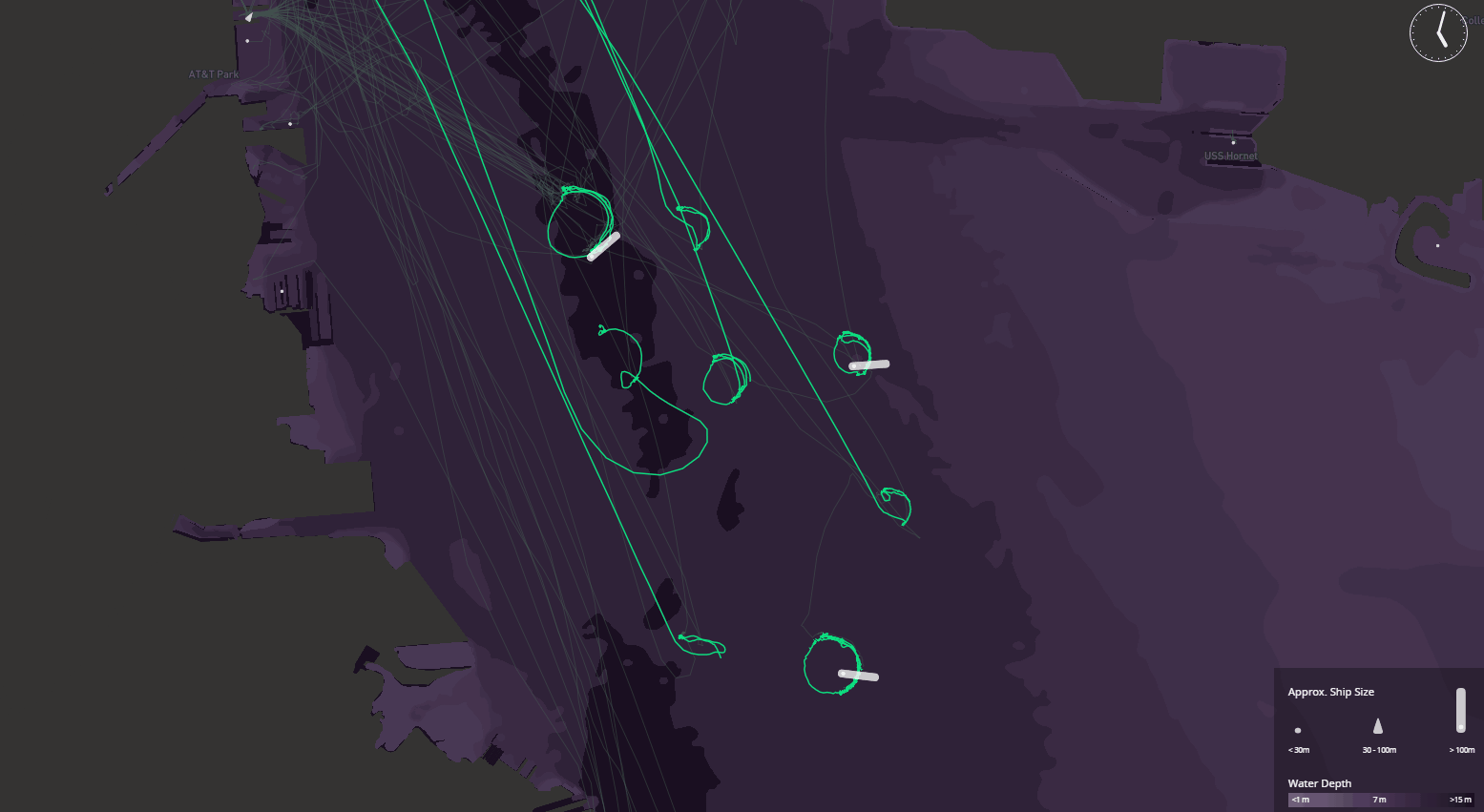 Ships in the San Francisco Bay