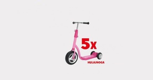 Wygraj hulajnogę dziecięcą Konkurs