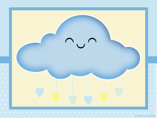 Lluvia de Bendiciones en Amarillo y Celeste: Invitaciones y Etiquetas para Candy Bar para Imprimir Gratis. Para hacer invitaciones, tarjetas, marcos de fotos o etiquetas, para imprimir gratis de Lluvia de Bendiciones en Amarillo y Celeste.