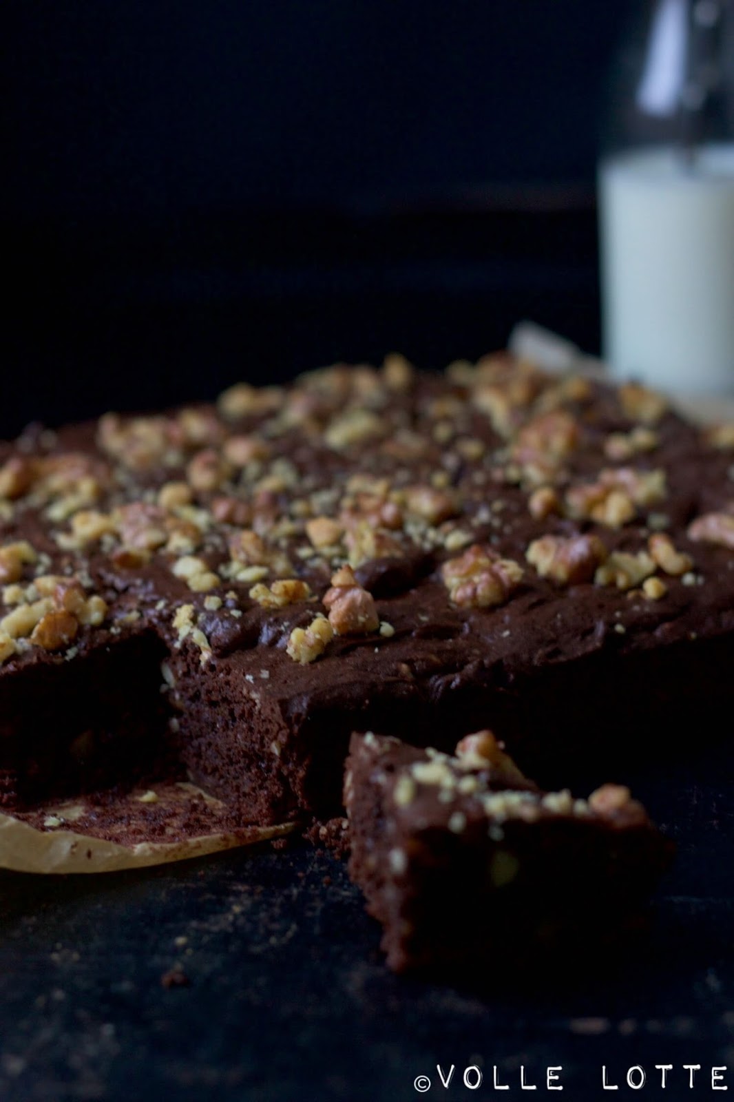 Schokoladige Walnuss-Brownies - Ab ins Wochenende! | Volle Lotte