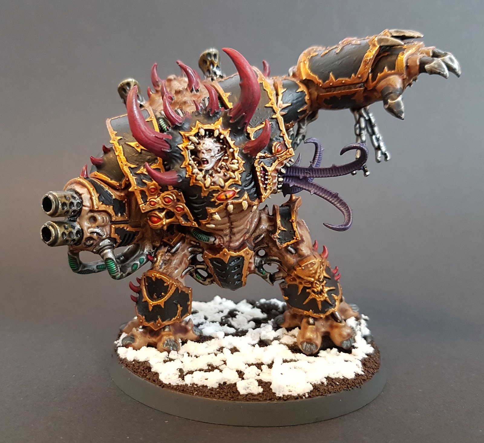 Tazok on X: #Warhammer40k Here is my #Helbrute for my #IronWarriors army.   / X