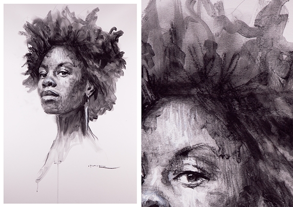 Portrait Drawing – Charcoal Pencil | Art Commissions UK | Commission a  Mural Artist | Commission it