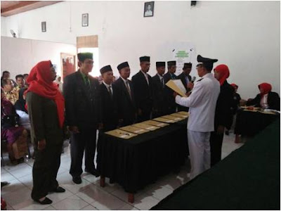 PENGUKUHAN PERANGKAT DESA BENDO