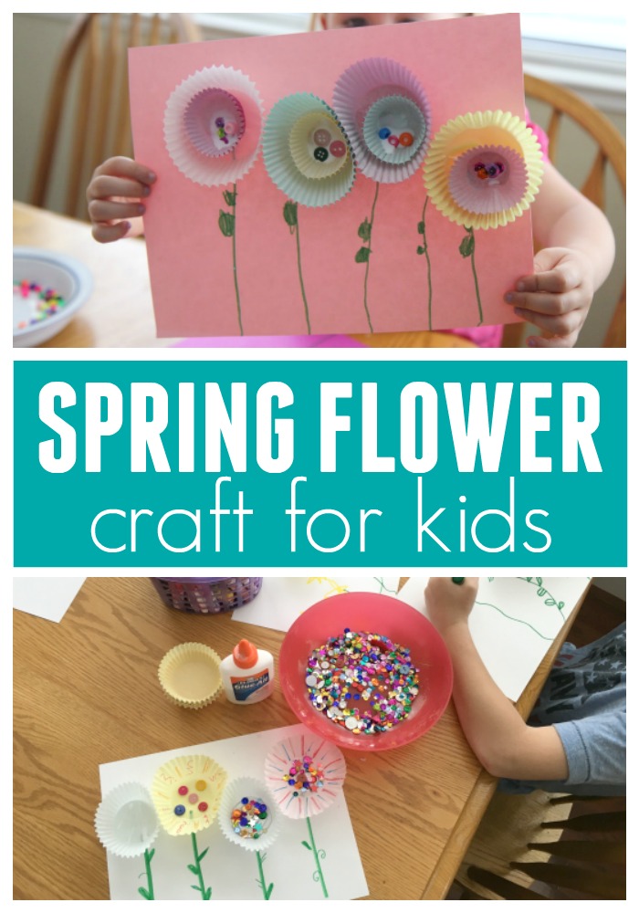 Toddler Approved! Simple Spring Flower Craft