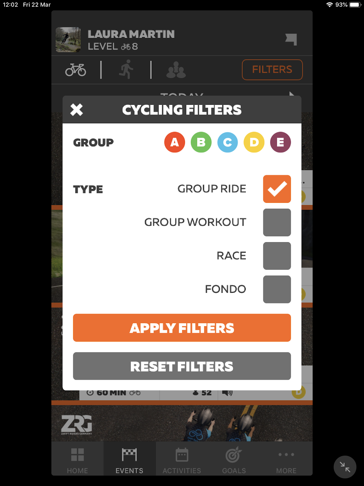 Zwift The best group rides for beginner MTB LM