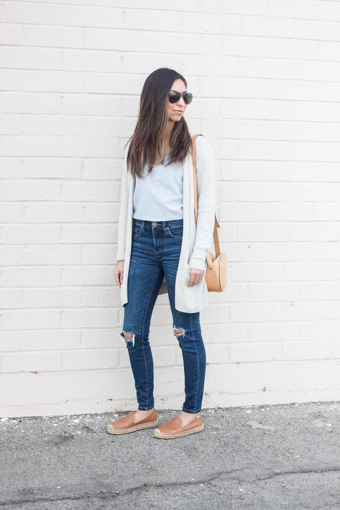 chambray top, ripped skinny jeans denim shirt, distressed jeans