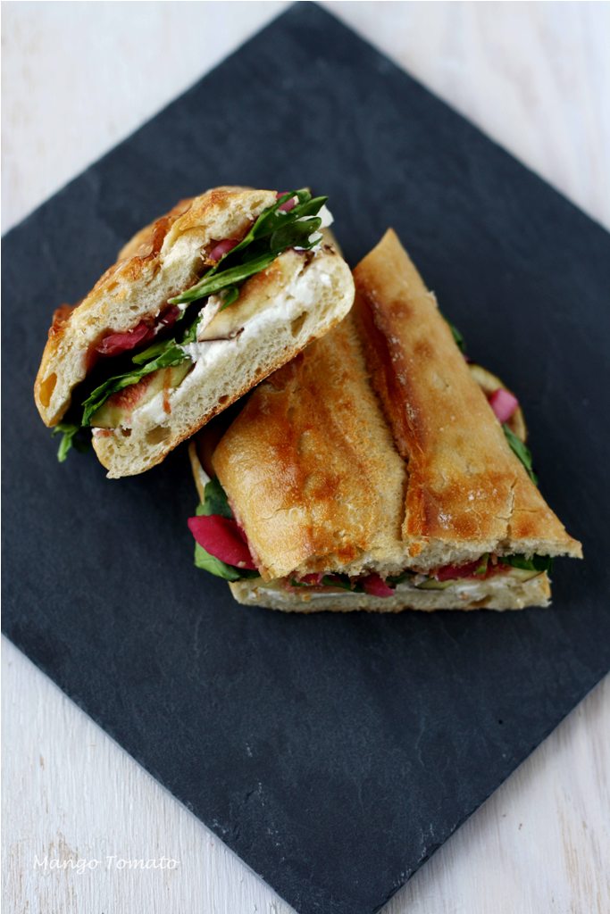 Mango & Tomato Fig & Goat Cheese Panini Recipe
