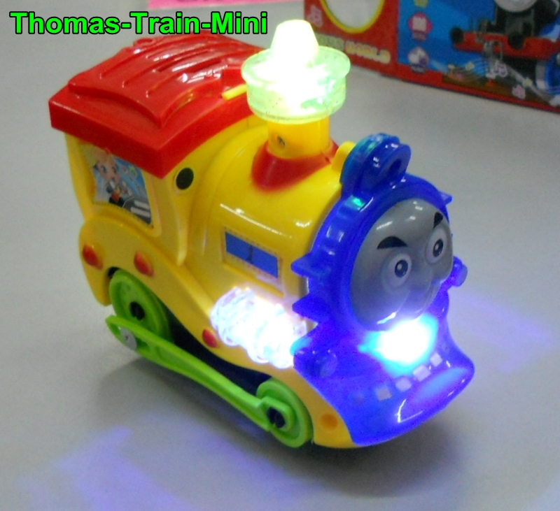 BongBongIdea THOMAS TOY TRAIN WITH SOUND AND LIGHT BUMP AND GO