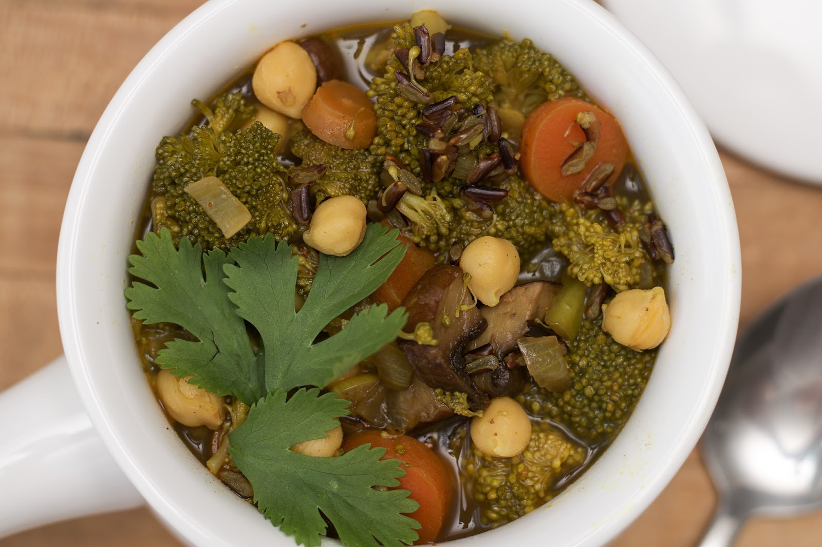 Coconut Chickpea and Curry Soup Recipe The Kitchen Wife