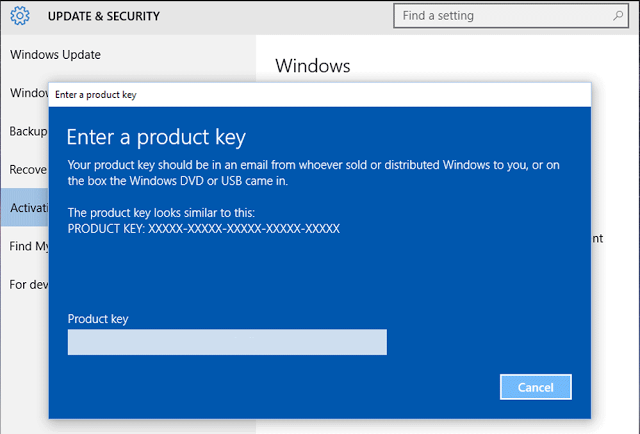 windows 10 pro key invalid