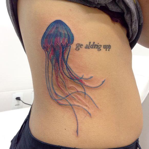 Cool Moon Jellyfish Jellyfish Tattoo Meaning images