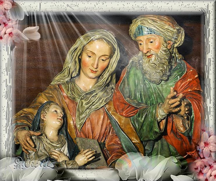 Vidas Santas San Joaquín y Santa Ana, Los padres de la Virgen María