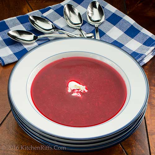 Beet and Fennel Soup