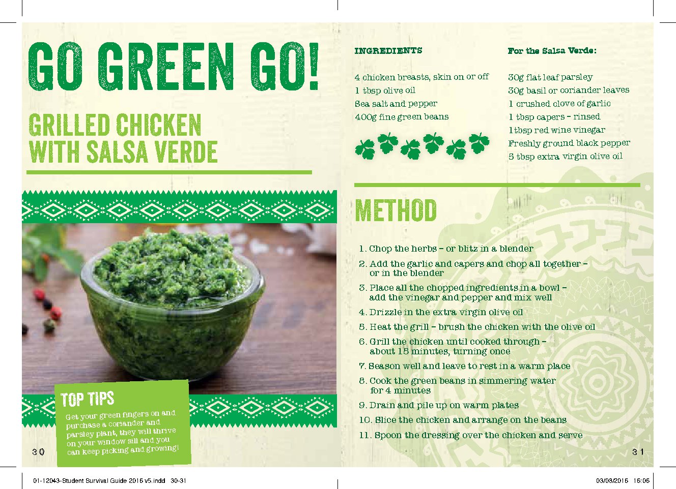 Eat Well With Made At Fife College Thrifty 30 Minute Meals