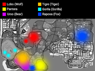 gta sa mod animais selvagens wild map myths maker