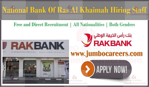 Rak Bank Jobs Uae 2019 National Bank Of Ras Al Khaimah Careers