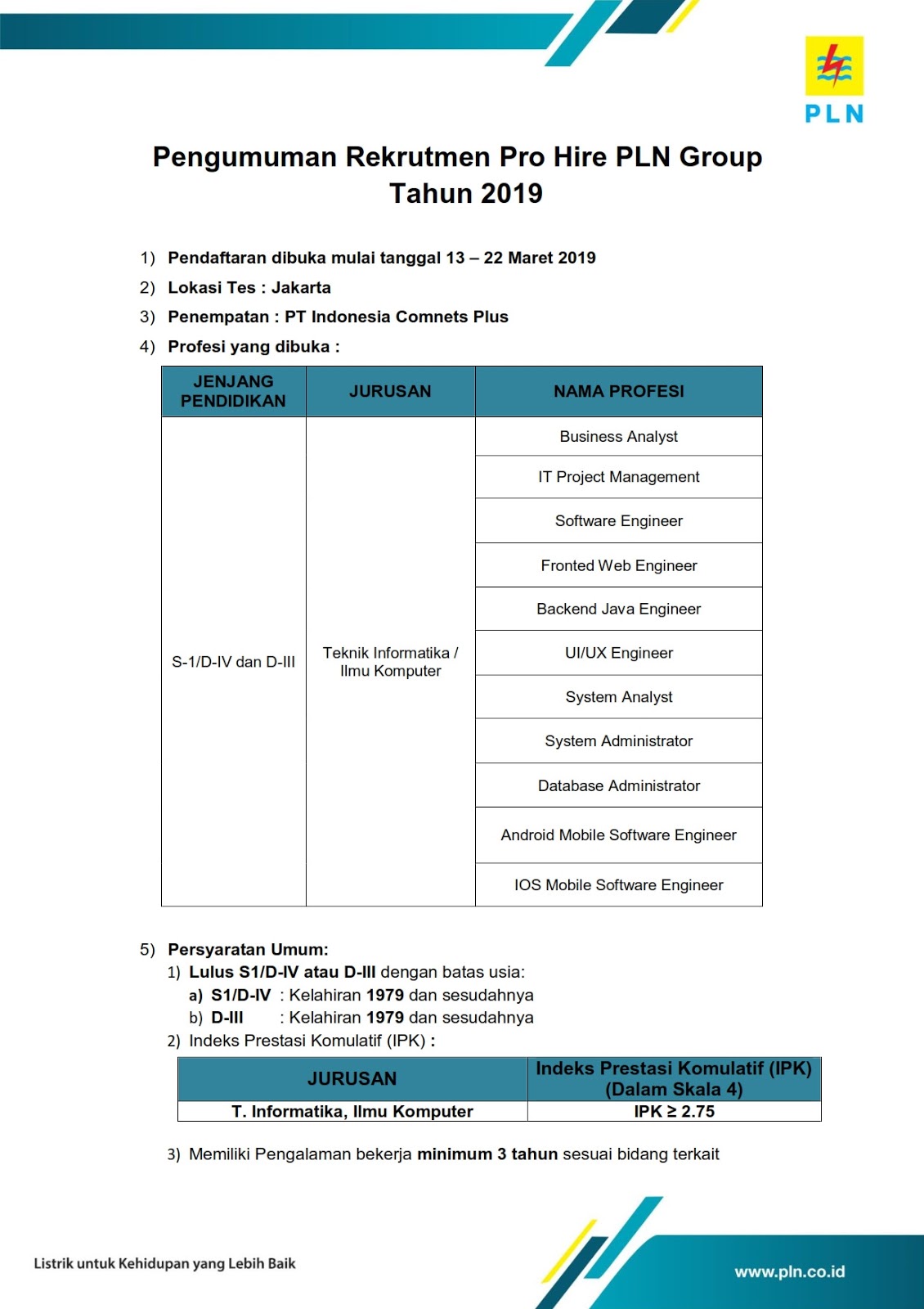Pengalaman Kerja Di Pt Chemco Harapan Nusantara Info Seputar Kerjaan