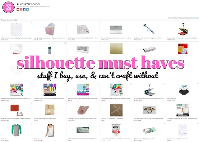 Silhouette accessories, getting started silhouette cameo, silhouette cameo recommendations, silhouette craft accessories, do I need a heat press