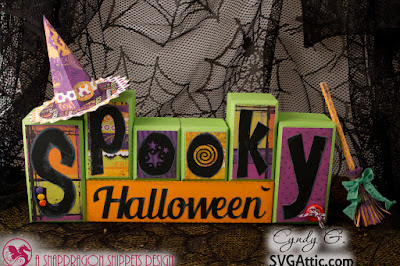 Spooky Halloween block set