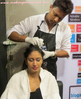 Scalp Facial Nioxin in India, Experience at Nalini and Yasmin, Nioxin Scalp Dermabrasion Treatment