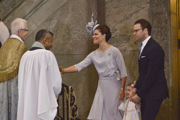 King Carl XVI Gustaf, Queen Silvia and Crown Princess Victoria, Prince Daniel, Princess Estelle and Princess Madeleine and Chris O'Neill, Princess Leonore and Prince Carl Philip and his fiancee Sofia Hellqvist attends a service in the Royal Chapel 