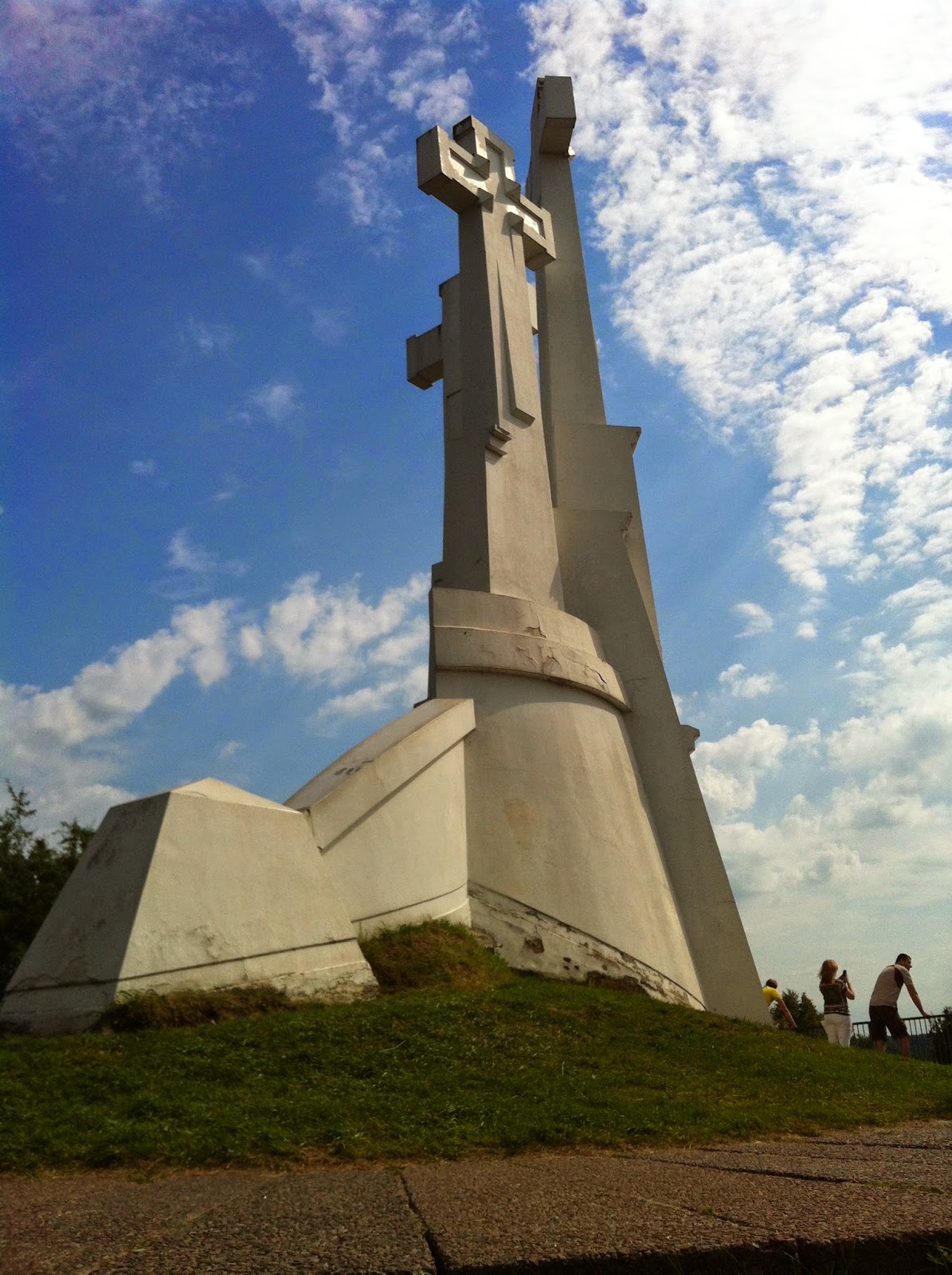 The Hill of Three Crosses in Vilnius, Lithuania