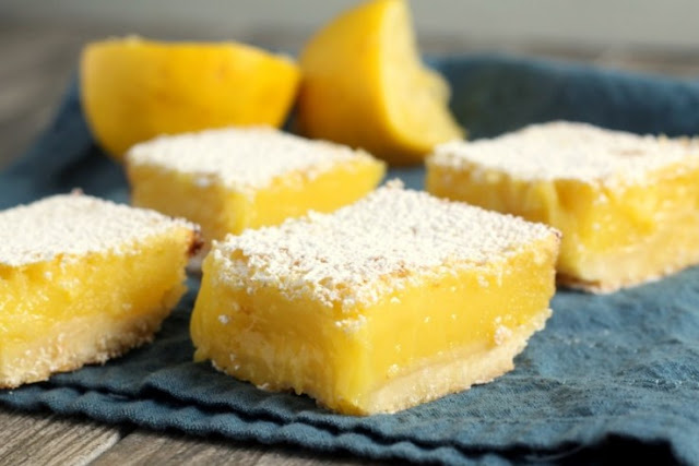 Perfect Lemon Bars #dessert #lemon
